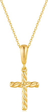 Load image into Gallery viewer, Gold Cross Necklaces For Women