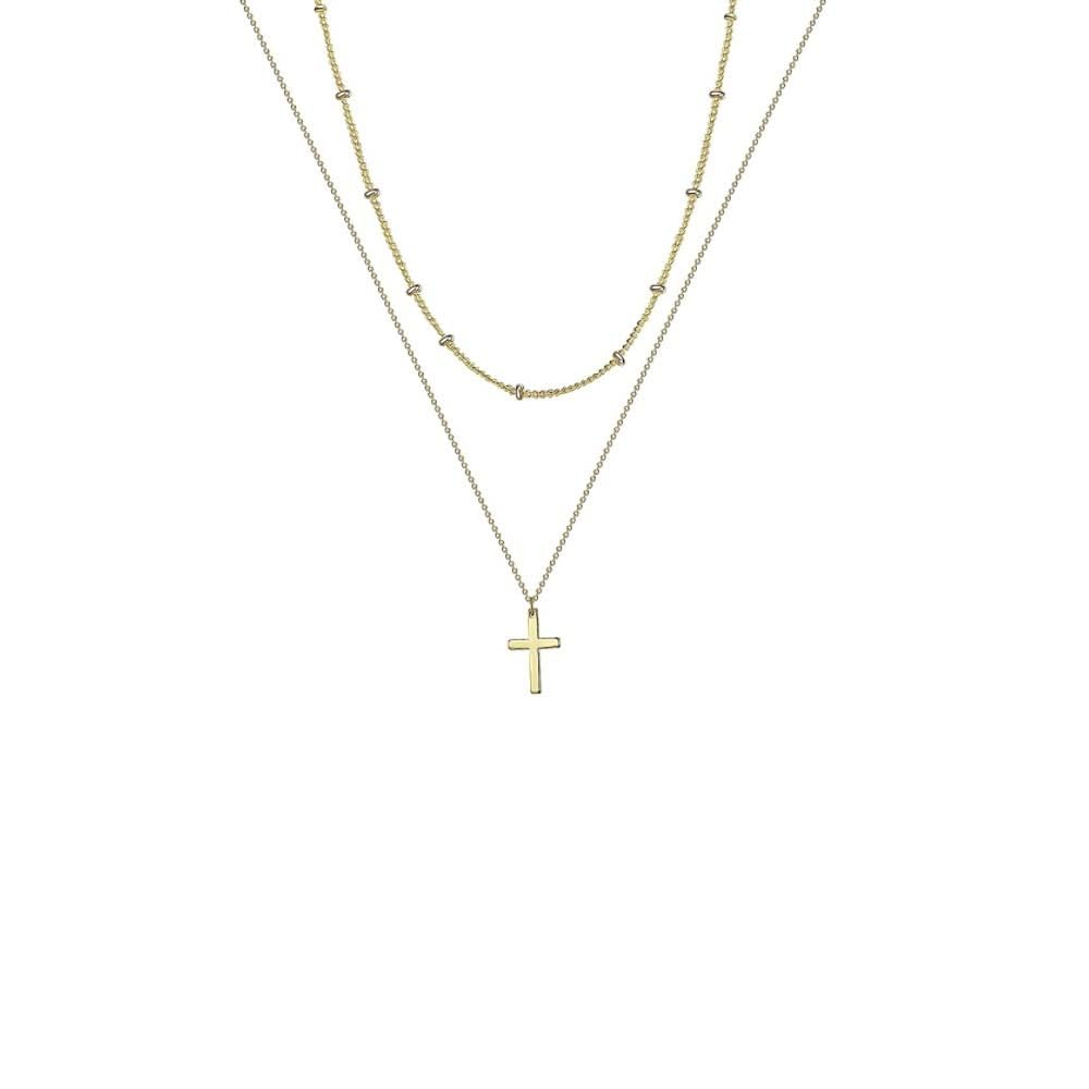 Gold Cross Necklace For Women, Sterling Silver – view 12