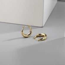 Load image into Gallery viewer, Chunky Gold Hoop Earrings for Women, Hypoallergenic