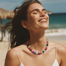 将图片加载到图库查看器，Colorful Chunky Bead Necklaces for Women – view 5