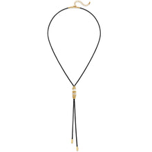 Load image into Gallery viewer, Lariat Y Necklace for Women Long Gold Plated Cord Pendant – view 11
