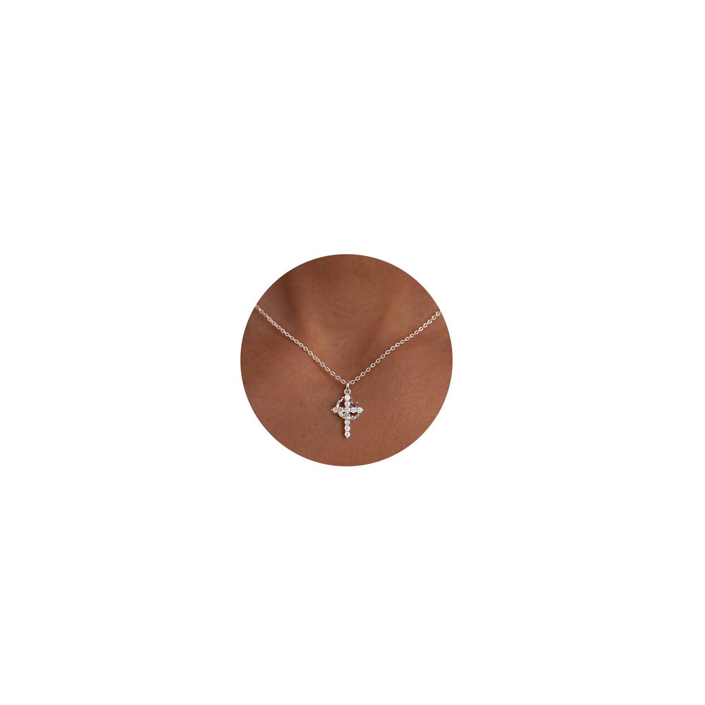 Gold Cross Necklace For Women, Sterling Silver – view 23