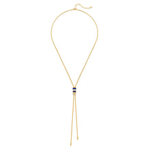 Load image into Gallery viewer, Lariat Y Necklace for Women Long Gold Plated Cord Pendant – view 10