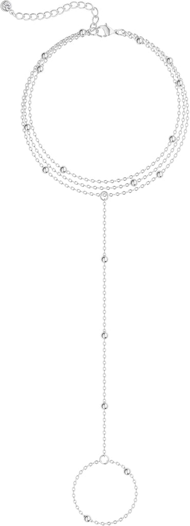Sterling Silver Plated Diamond CZ Cross Necklace – alternate view