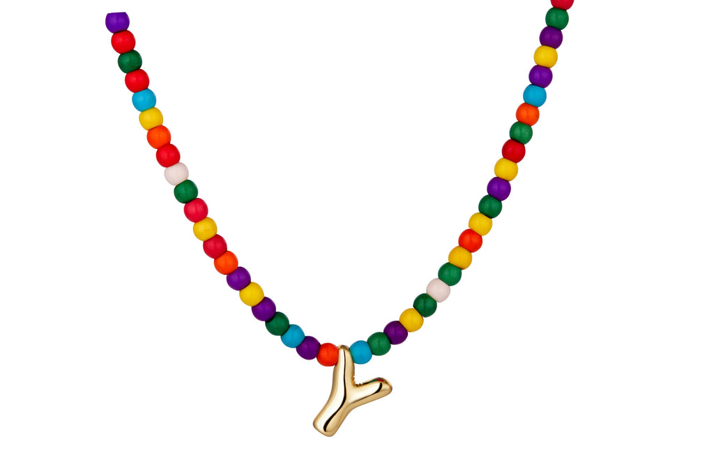 Cute Colorful Beaded Bubble Necklace – view 31