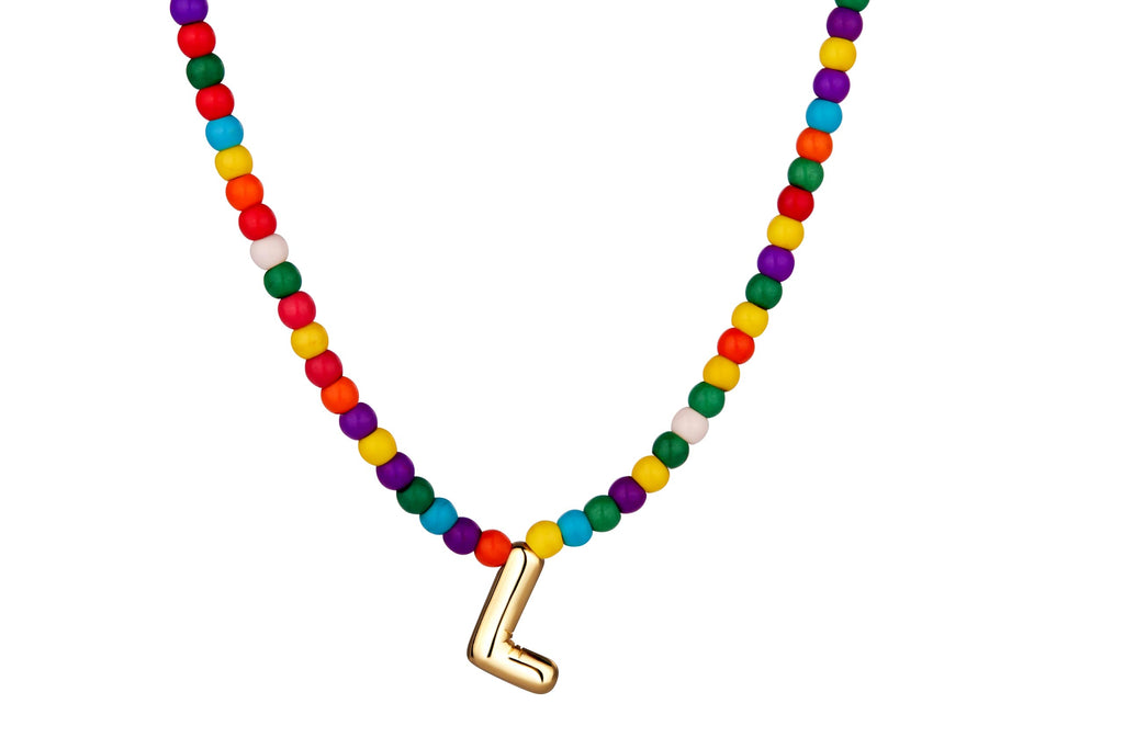 Cute Colorful Beaded Bubble Necklace – view 9