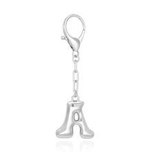 将图片加载到图库查看器，Gold Bubble Initial Keychain For Women