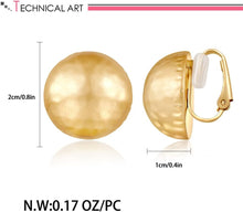 Load image into Gallery viewer, Burnt Gold Clip On Earrings – view 6