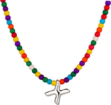 Load image into Gallery viewer, Bubble X Initial Silver Necklaces for Women Trendy