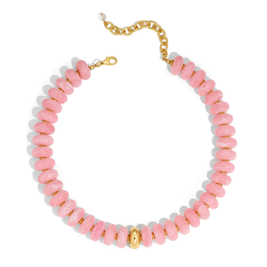 Resin Chunky Beaded Necklace for Women – view 41