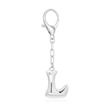 将图片加载到图库查看器，Gold Bubble Initial Keychain For Women
