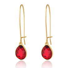 Load image into Gallery viewer, Gold Teardrop Dangle Earrings For Women, Hypoallergenic