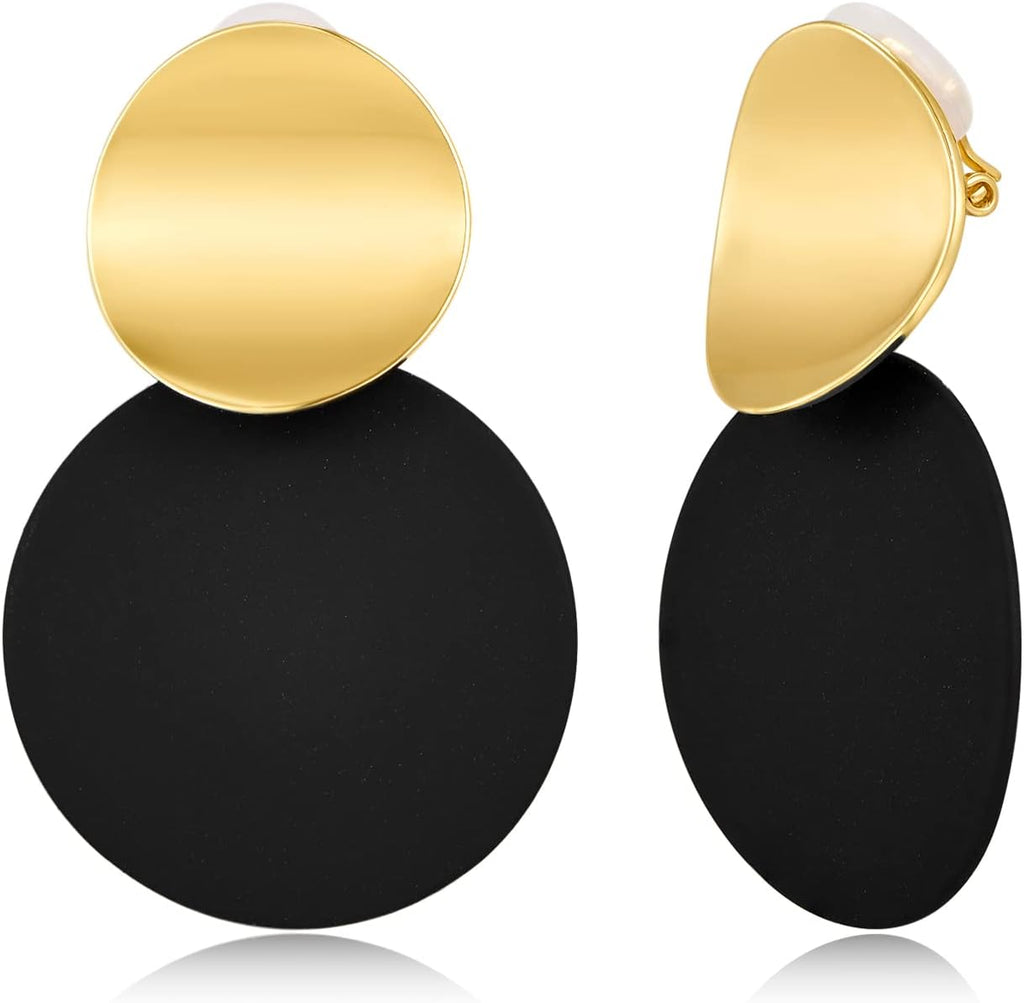 Gold Clip On Earrings For Women