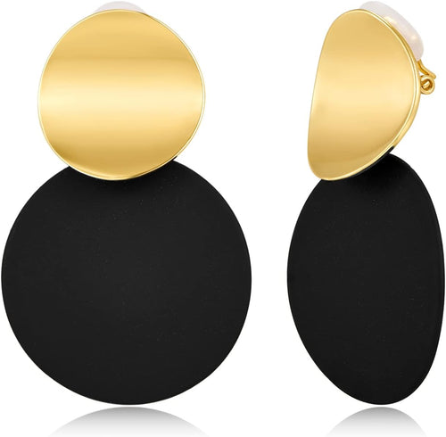 Gold Clip On Earrings For Women