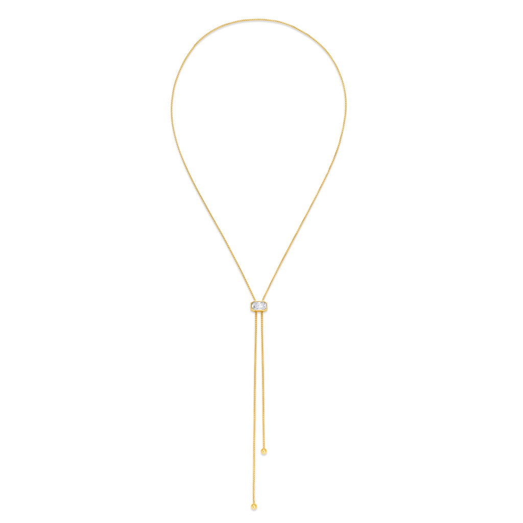 Gold Long Y‑Lariat Necklace Women Dainty Drop Jewelry – view 9