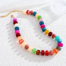 Load image into Gallery viewer, Colorful Chunky Beaded Necklaces for Women – alternate view