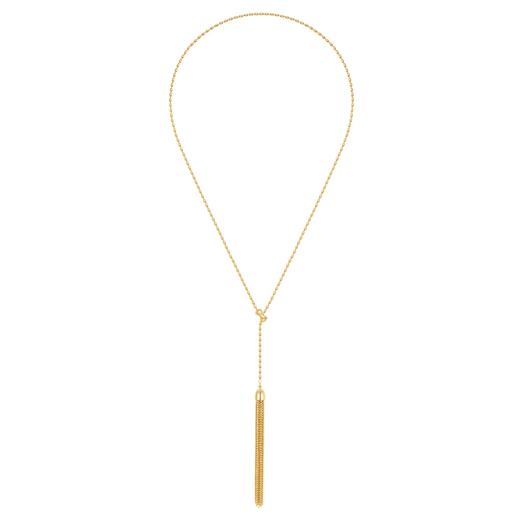 Gold Long Y‑Lariat Necklace Women Dainty Drop Jewelry – view 8
