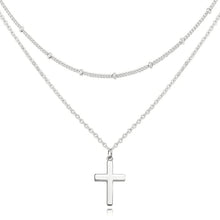 Load image into Gallery viewer, Gold Cross Necklace For Women, Sterling Silver – view 16