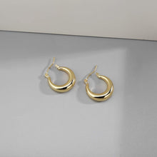 Load image into Gallery viewer, Chunky Gold Hoop Earrings for Women, Hypoallergenic