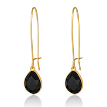 Load image into Gallery viewer, Gold Teardrop Dangle Earrings For Women, Hypoallergenic