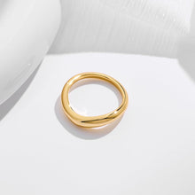 Load image into Gallery viewer, Wave Gold Rings For Women – view 5