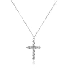 Load image into Gallery viewer, Gold Cross Necklace For Women, Sterling Silver – view 21