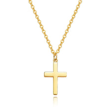 Load image into Gallery viewer, Gold Cross Necklace For Women, Sterling Silver – view 15