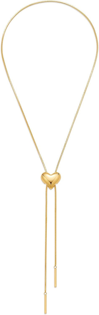 Gold Long Y‑Lariat Necklace Women Dainty Drop Jewelry