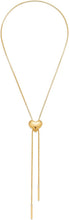 将图片加载到图库查看器，Gold Long Y‑Lariat Necklace Women Dainty Drop Jewelry