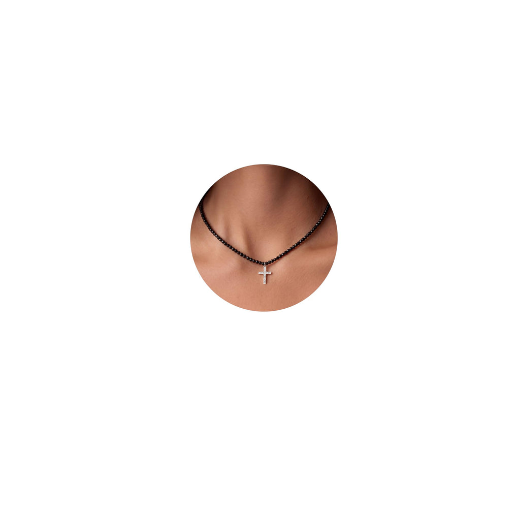 Gold Cross Necklace For Women, Sterling Silver – view 14