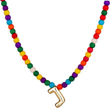Load image into Gallery viewer, Bubble J Initial Gold Necklaces for Women Trendy