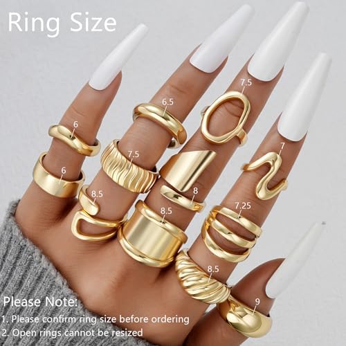 90-Piece Gold Jewelry Set — 22 Earrings, 35 Rings & More