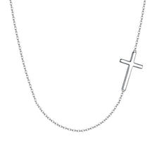 Load image into Gallery viewer, Gold Cross Necklace For Women, Sterling Silver – view 20