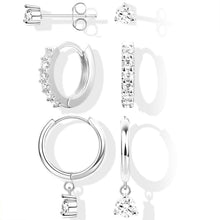 Load image into Gallery viewer, Gold Huggie Hoop Earrings Set for Women, Dainty Small Stud Earrings for Women Trendy, Small Sterling Silver Jewelry Earring