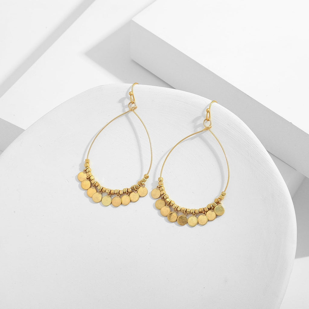 Worn Gold Earrings For Women