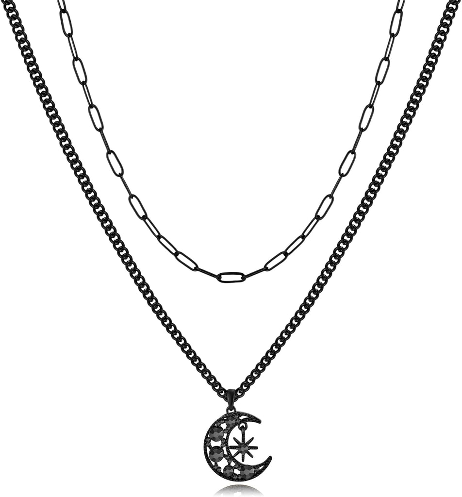Sun And Moon Gothic Necklace For Women