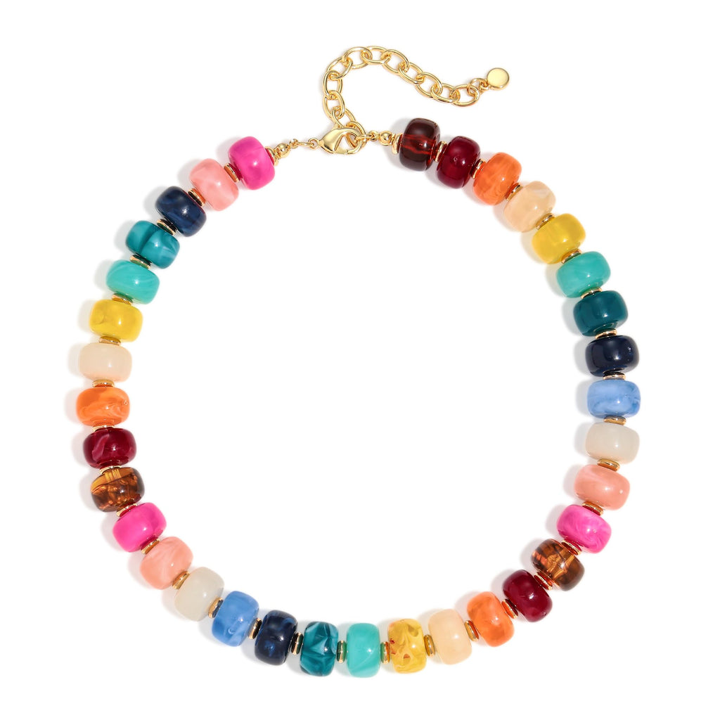 Resin Chunky Beaded Necklace for Women – view 34