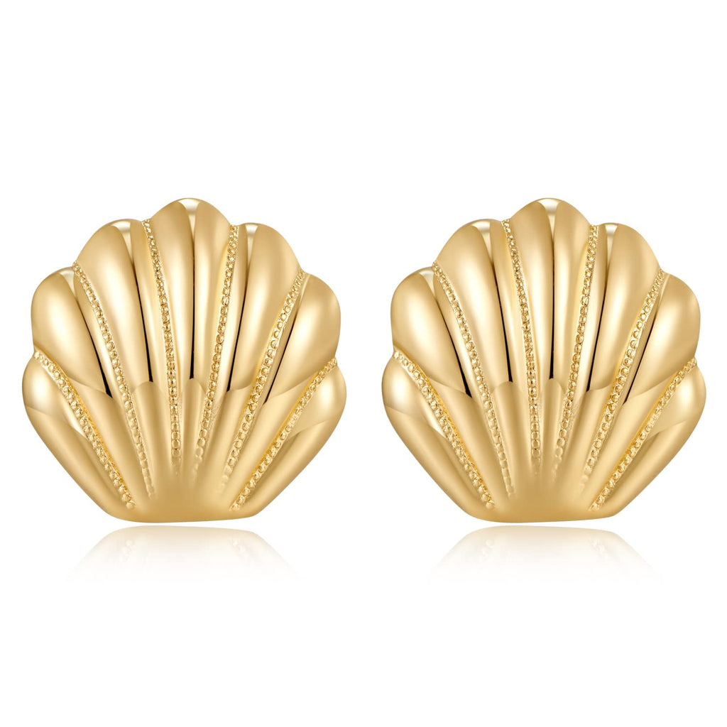 Seashell Stud Earrings For Women – view 7