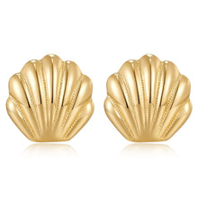 Load image into Gallery viewer, Seashell Stud Earrings For Women – view 7
