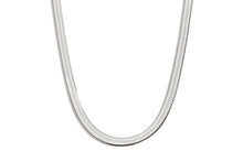 Load image into Gallery viewer, 14K Gold Silver Plated Herringbone Necklace for Women, Non-Tarnish