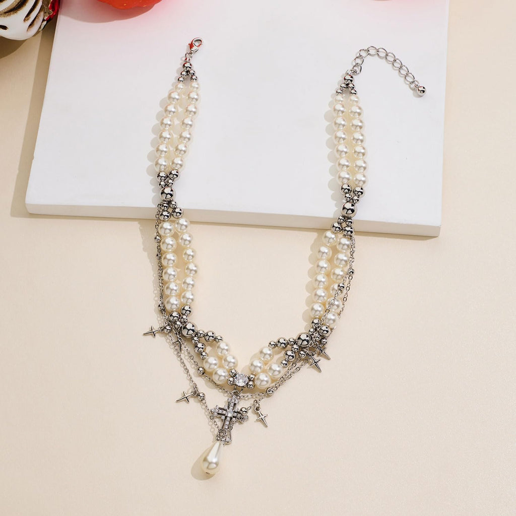 Goth Cross Necklace For Women – view 4