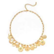 Load image into Gallery viewer, Gold Cross Charms Necklace Trendy Heart Pendant – view 10