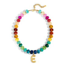 将图片加载到图库查看器，Mothers Day Gifts for Mom Daughter Gold Bubble Initial Pendant – view 8
