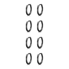 Load image into Gallery viewer, 14K Gold Plated Huggie Hoop Earrings — Stacking Set, Hypoallergenic