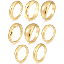 Load image into Gallery viewer, Gold Stackable Rings — 18K Plated, Build Your Stack