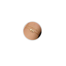 Load image into Gallery viewer, 14K Gold Plated Initial Heart Bracelet Women – view 13