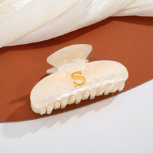 Load image into Gallery viewer, Acrylic Letter S Hair Clips