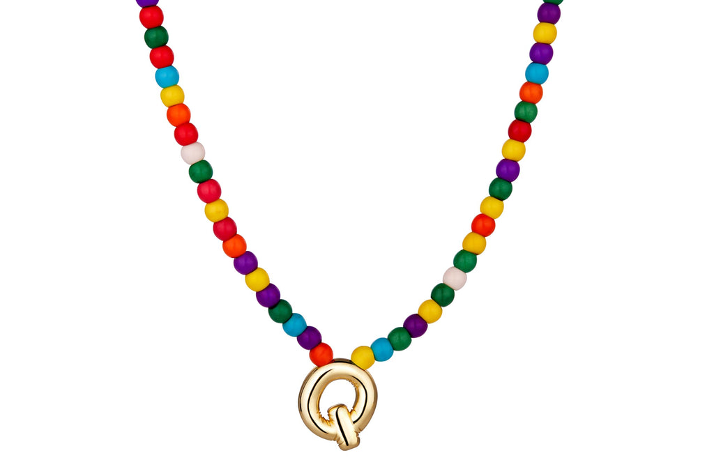 Cute Colorful Beaded Bubble Necklace – view 24