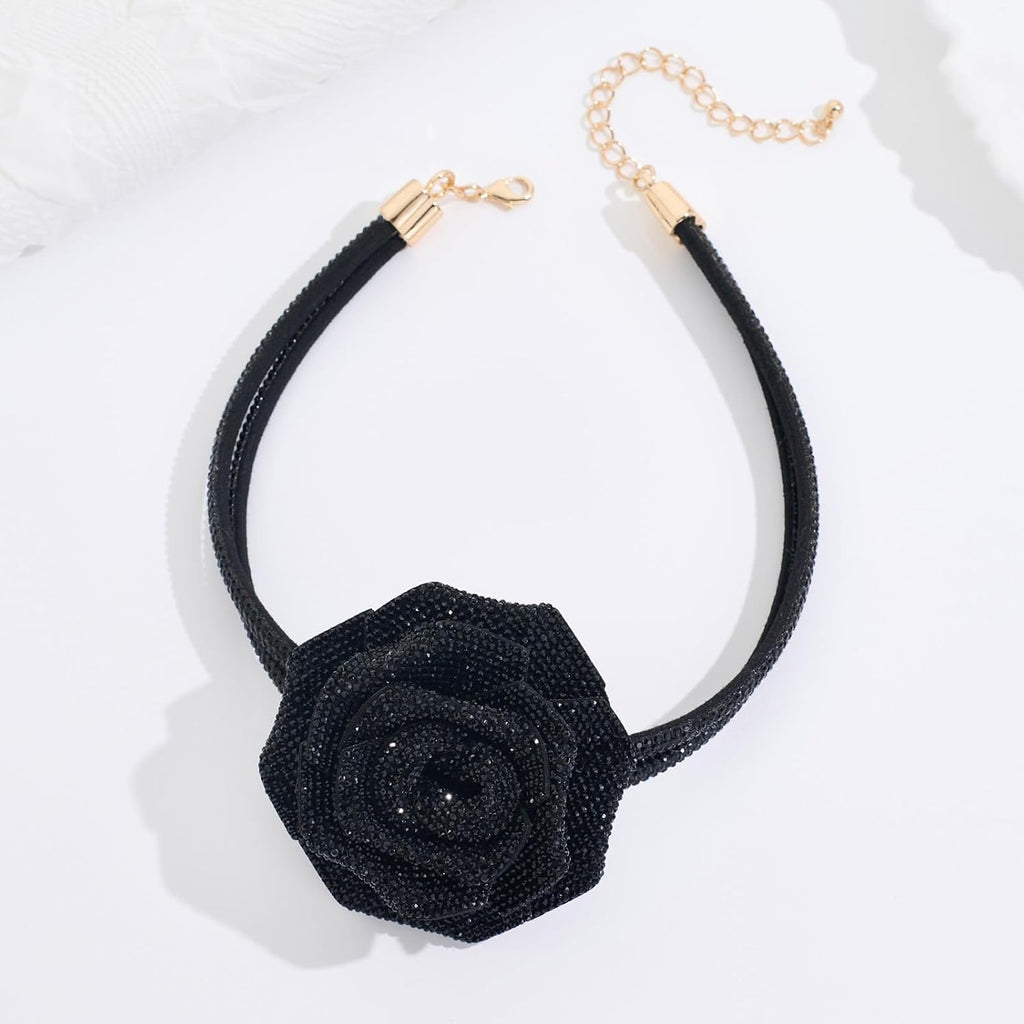 Rose Flower Necklaces For Women – view 4