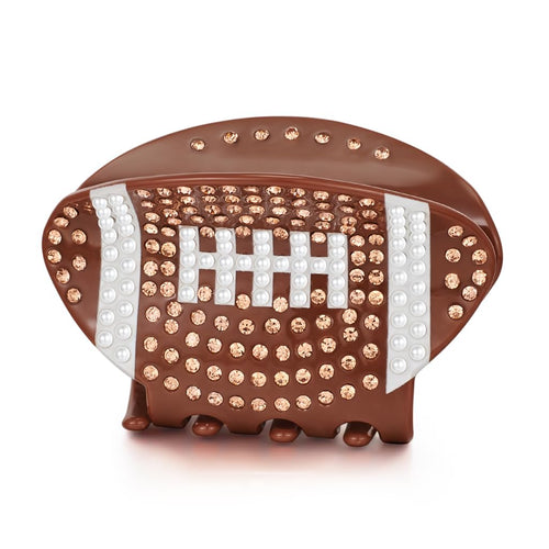 1PC American Football Hair Clips For Women Rugby Hair Claws